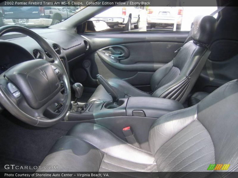 Collector Edition Yellow / Ebony Black 2002 Pontiac Firebird Trans Am WS-6 Coupe
