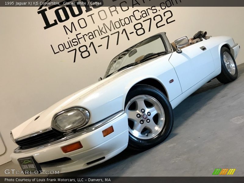 Glacier White / Coffee 1995 Jaguar XJ XJS Convertible