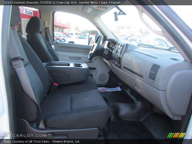 Summit White / Dark Titanium 2014 Chevrolet Silverado 2500HD LS Crew Cab 4x4