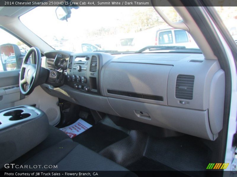 Summit White / Dark Titanium 2014 Chevrolet Silverado 2500HD LS Crew Cab 4x4
