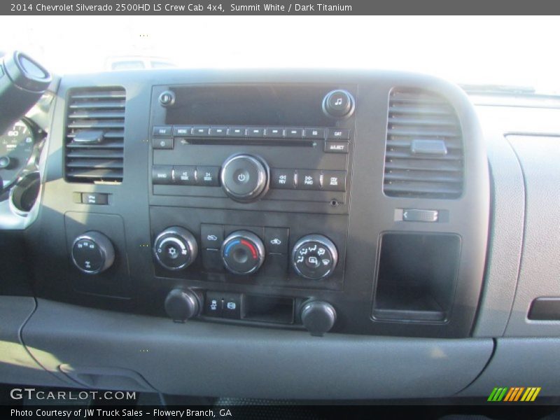 Summit White / Dark Titanium 2014 Chevrolet Silverado 2500HD LS Crew Cab 4x4