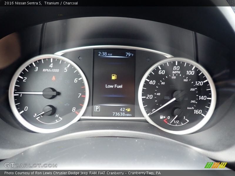 Titanium / Charcoal 2016 Nissan Sentra S