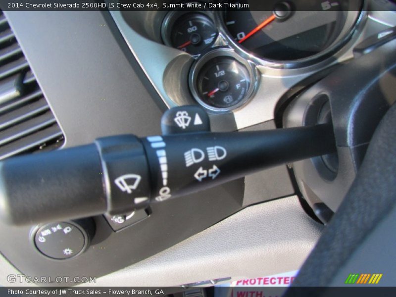 Summit White / Dark Titanium 2014 Chevrolet Silverado 2500HD LS Crew Cab 4x4