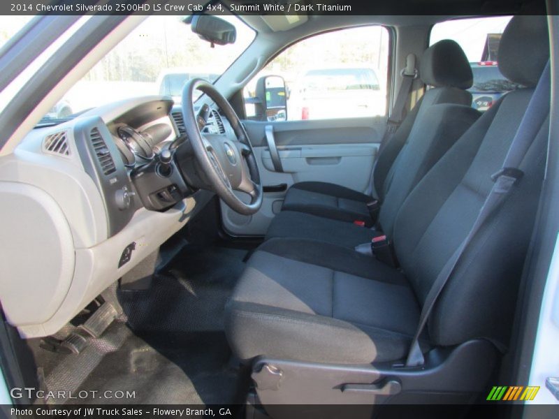 Summit White / Dark Titanium 2014 Chevrolet Silverado 2500HD LS Crew Cab 4x4