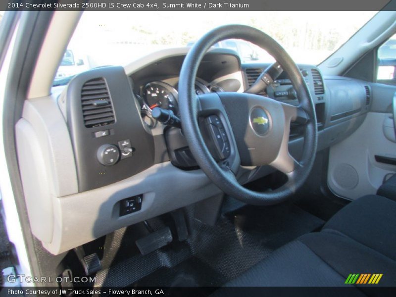 Summit White / Dark Titanium 2014 Chevrolet Silverado 2500HD LS Crew Cab 4x4