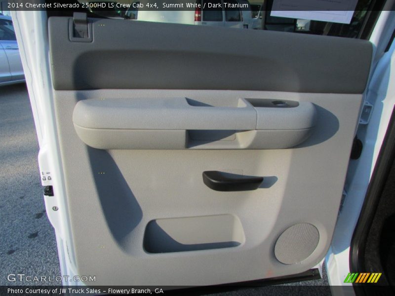 Summit White / Dark Titanium 2014 Chevrolet Silverado 2500HD LS Crew Cab 4x4