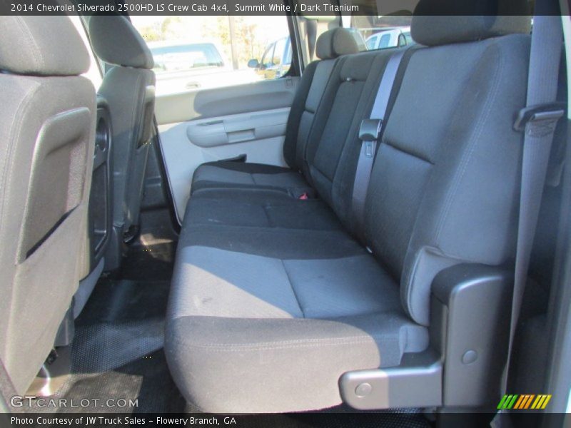 Rear Seat of 2014 Silverado 2500HD LS Crew Cab 4x4