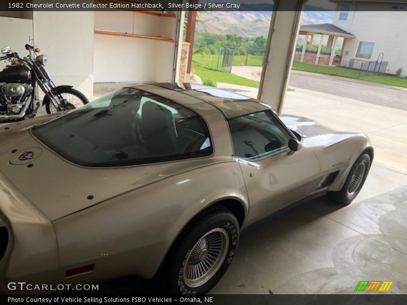 Silver Beige / Silver Gray 1982 Chevrolet Corvette Collector Edition Hatchback