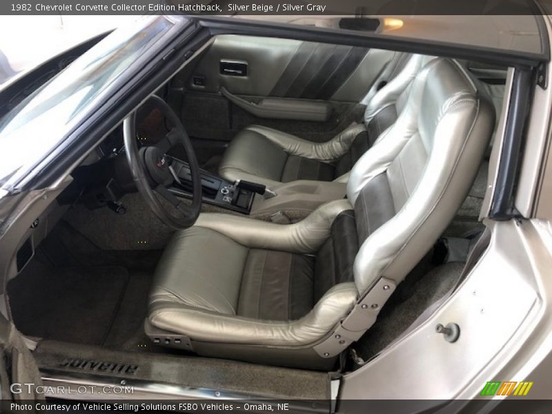 Silver Beige / Silver Gray 1982 Chevrolet Corvette Collector Edition Hatchback
