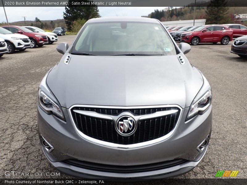 Satin Steel Metallic / Light Neutral 2020 Buick Envision Preferred AWD