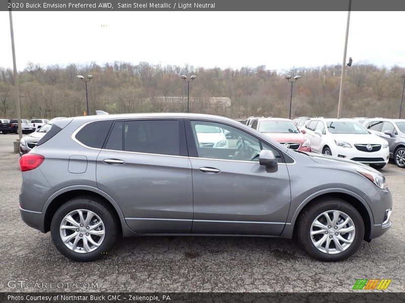 Satin Steel Metallic / Light Neutral 2020 Buick Envision Preferred AWD