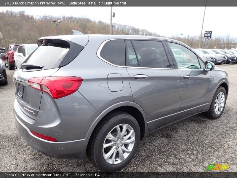 Satin Steel Metallic / Light Neutral 2020 Buick Envision Preferred AWD