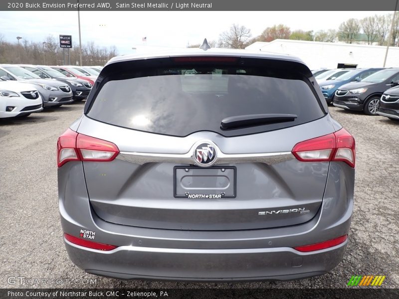 Satin Steel Metallic / Light Neutral 2020 Buick Envision Preferred AWD