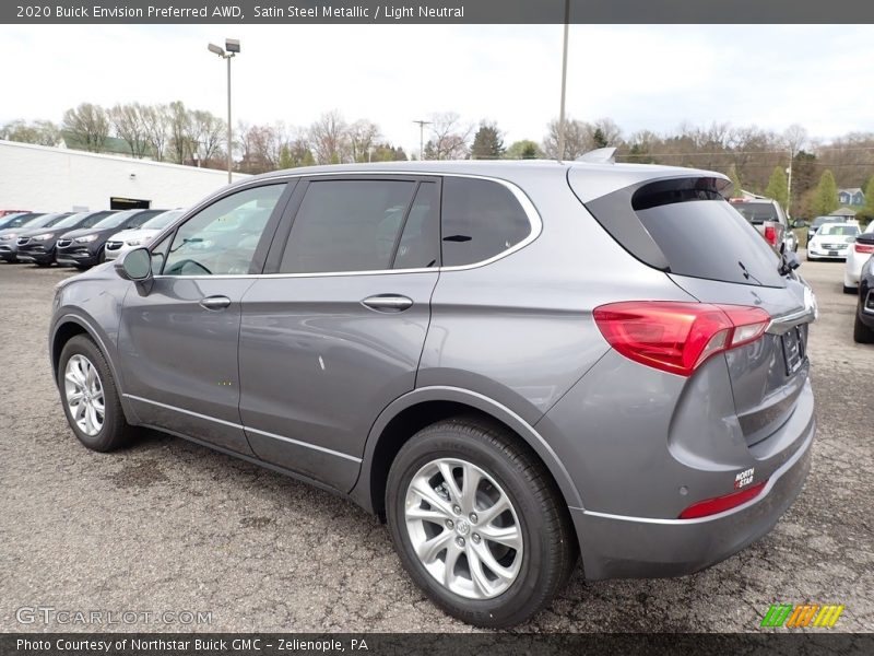 Satin Steel Metallic / Light Neutral 2020 Buick Envision Preferred AWD