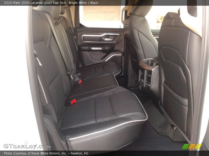 Bright White / Black 2020 Ram 1500 Laramie Quad Cab 4x4