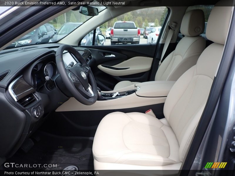Satin Steel Metallic / Light Neutral 2020 Buick Envision Preferred AWD