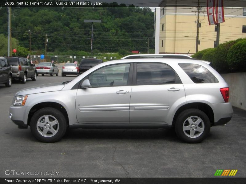Quicksilver Metallic / Sand 2009 Pontiac Torrent AWD