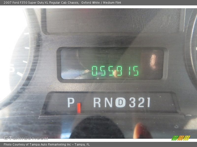 Oxford White / Medium Flint 2007 Ford F350 Super Duty XL Regular Cab Chassis