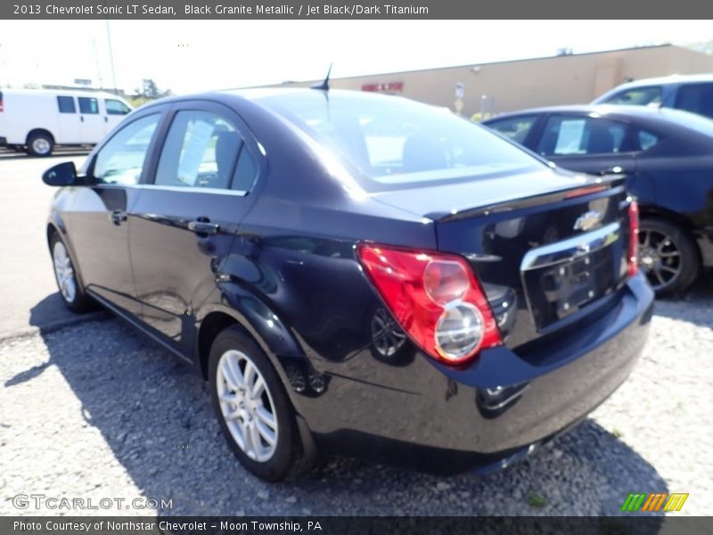 Black Granite Metallic / Jet Black/Dark Titanium 2013 Chevrolet Sonic LT Sedan