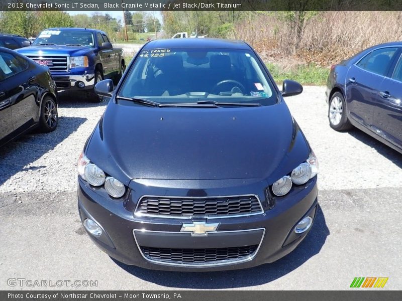 Black Granite Metallic / Jet Black/Dark Titanium 2013 Chevrolet Sonic LT Sedan