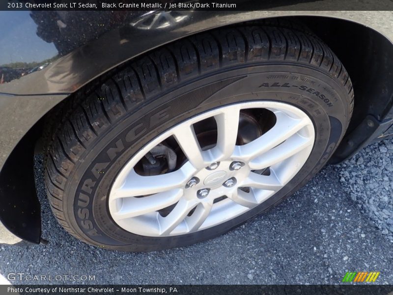 Black Granite Metallic / Jet Black/Dark Titanium 2013 Chevrolet Sonic LT Sedan