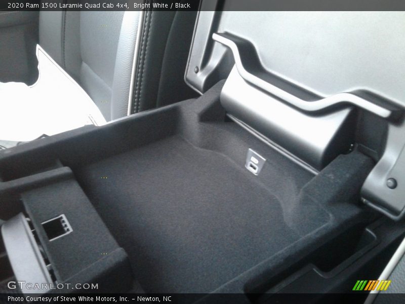 Bright White / Black 2020 Ram 1500 Laramie Quad Cab 4x4
