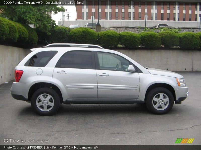 Quicksilver Metallic / Sand 2009 Pontiac Torrent AWD