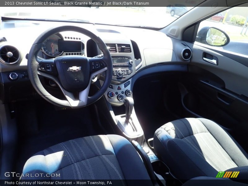 Black Granite Metallic / Jet Black/Dark Titanium 2013 Chevrolet Sonic LT Sedan