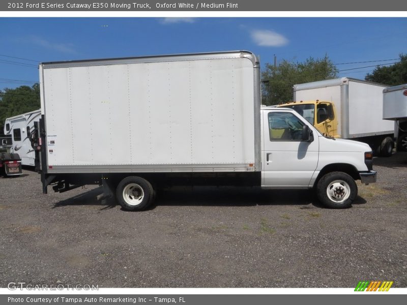 Oxford White / Medium Flint 2012 Ford E Series Cutaway E350 Moving Truck