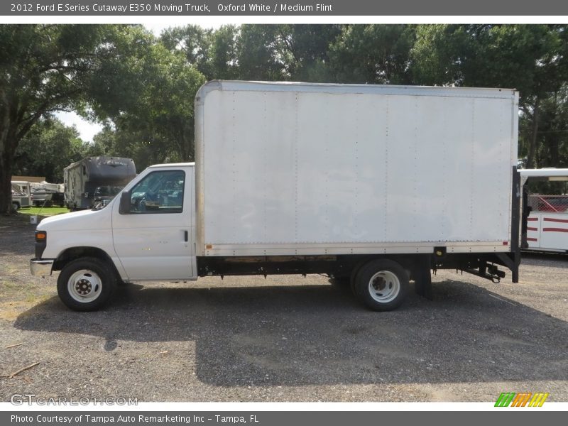 Oxford White / Medium Flint 2012 Ford E Series Cutaway E350 Moving Truck