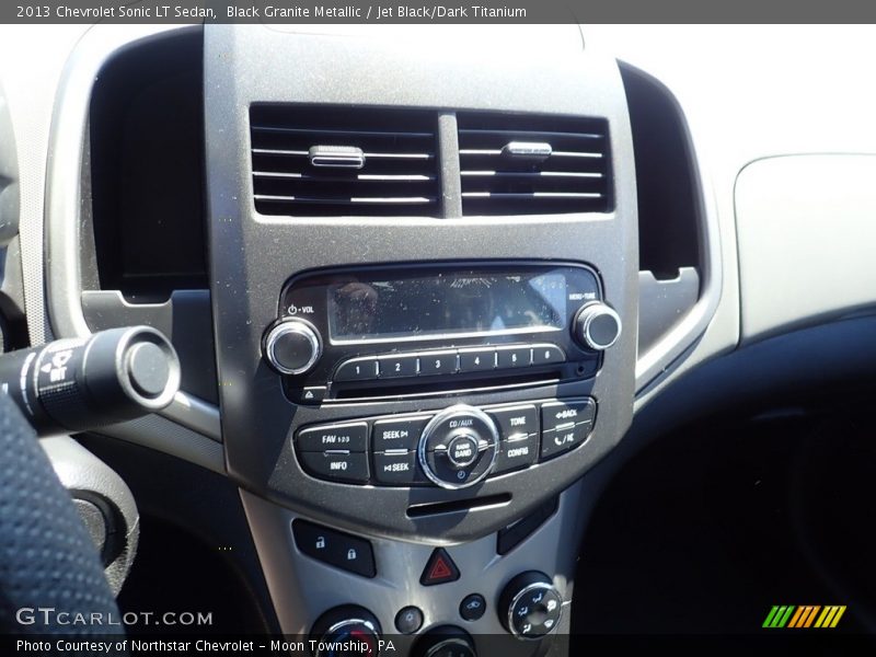 Black Granite Metallic / Jet Black/Dark Titanium 2013 Chevrolet Sonic LT Sedan