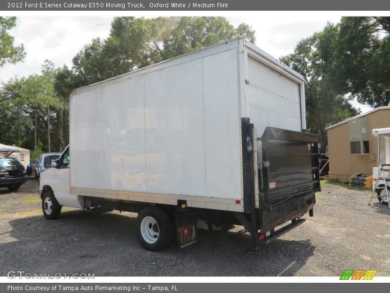 Oxford White / Medium Flint 2012 Ford E Series Cutaway E350 Moving Truck