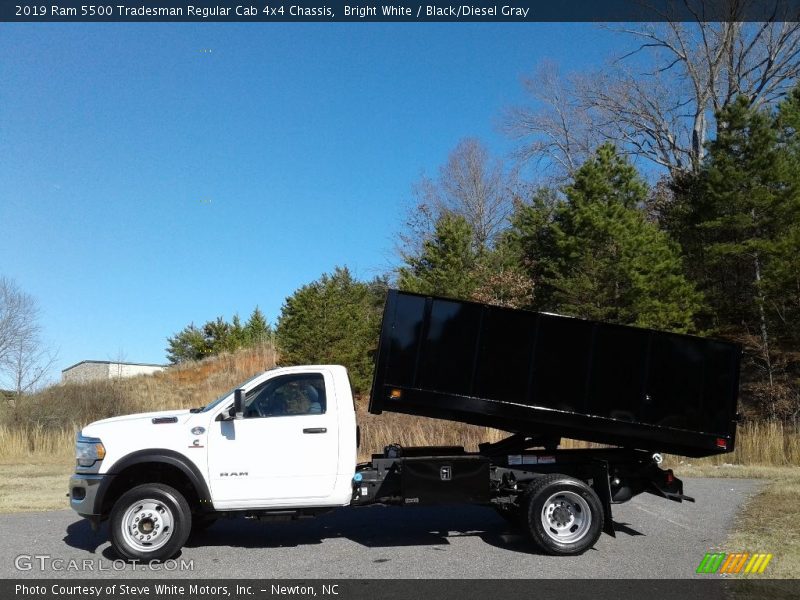 Bright White / Black/Diesel Gray 2019 Ram 5500 Tradesman Regular Cab 4x4 Chassis