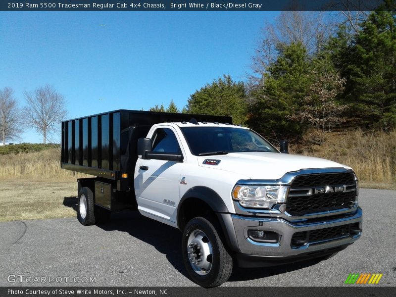 Bright White / Black/Diesel Gray 2019 Ram 5500 Tradesman Regular Cab 4x4 Chassis