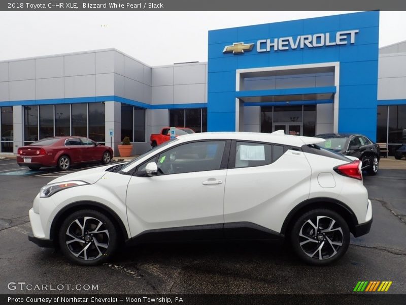 Blizzard White Pearl / Black 2018 Toyota C-HR XLE