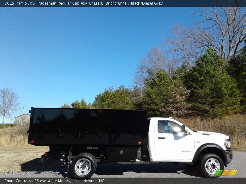Bright White / Black/Diesel Gray 2019 Ram 5500 Tradesman Regular Cab 4x4 Chassis