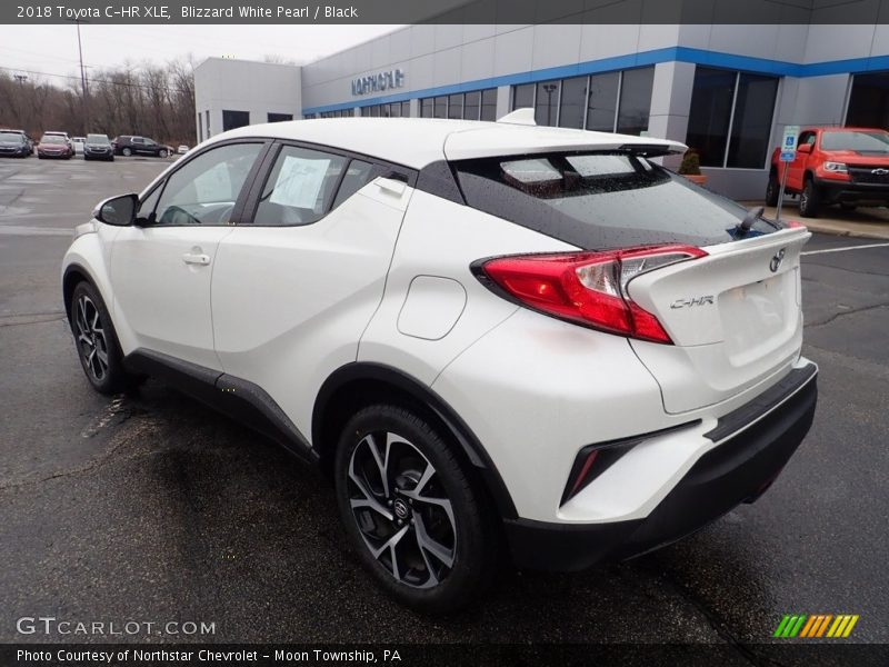 Blizzard White Pearl / Black 2018 Toyota C-HR XLE