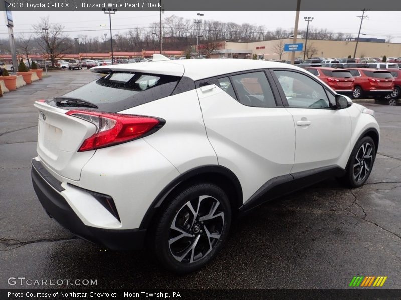 Blizzard White Pearl / Black 2018 Toyota C-HR XLE