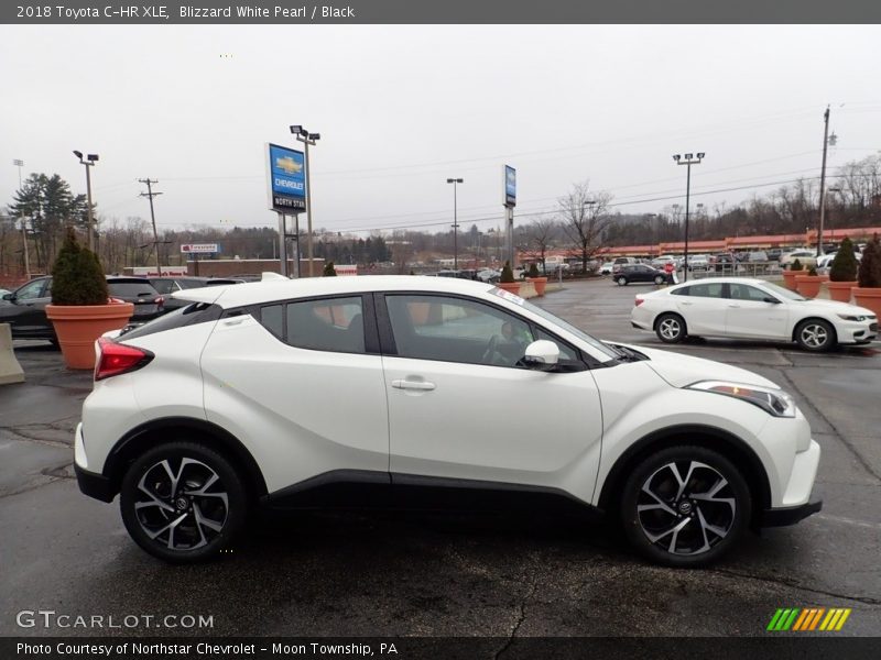 Blizzard White Pearl / Black 2018 Toyota C-HR XLE