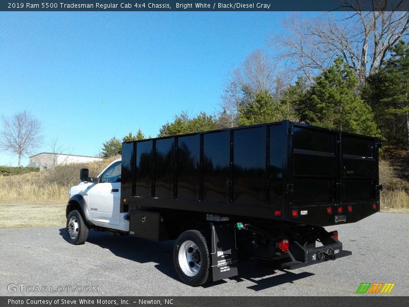 Bright White / Black/Diesel Gray 2019 Ram 5500 Tradesman Regular Cab 4x4 Chassis