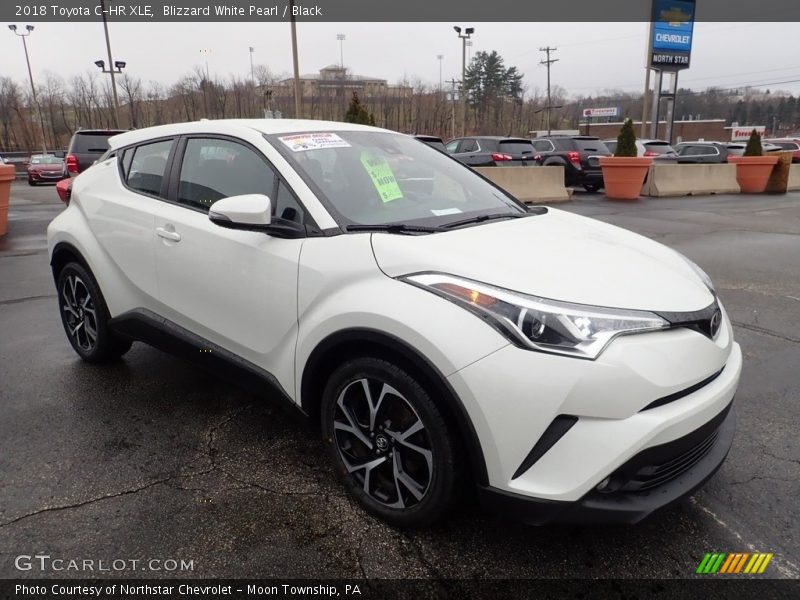 Blizzard White Pearl / Black 2018 Toyota C-HR XLE