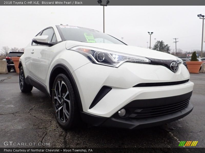 Blizzard White Pearl / Black 2018 Toyota C-HR XLE