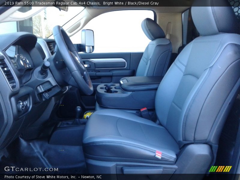 Bright White / Black/Diesel Gray 2019 Ram 5500 Tradesman Regular Cab 4x4 Chassis