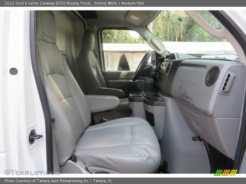 Oxford White / Medium Flint 2012 Ford E Series Cutaway E350 Moving Truck