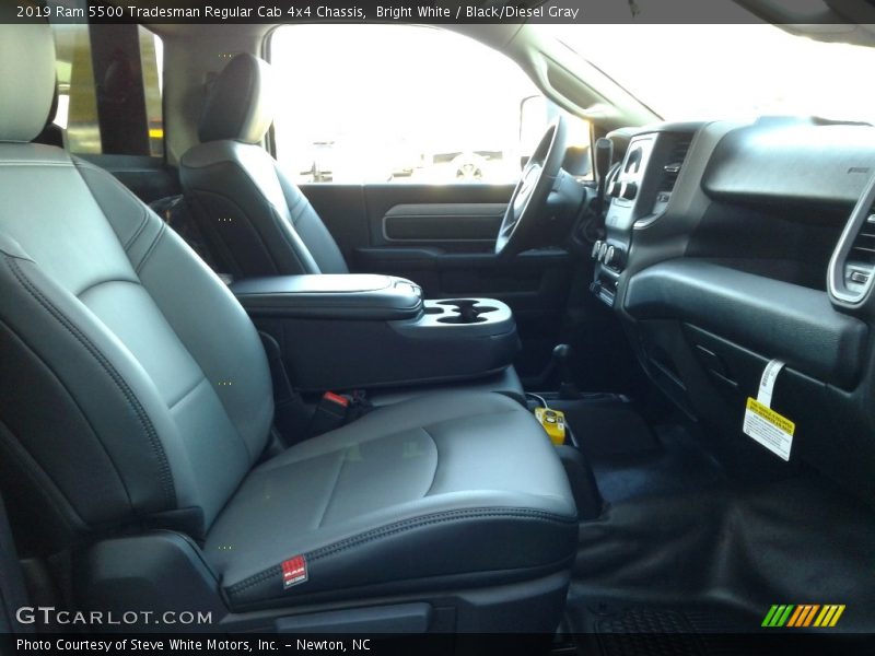 Bright White / Black/Diesel Gray 2019 Ram 5500 Tradesman Regular Cab 4x4 Chassis