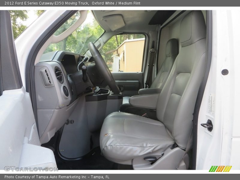 Oxford White / Medium Flint 2012 Ford E Series Cutaway E350 Moving Truck