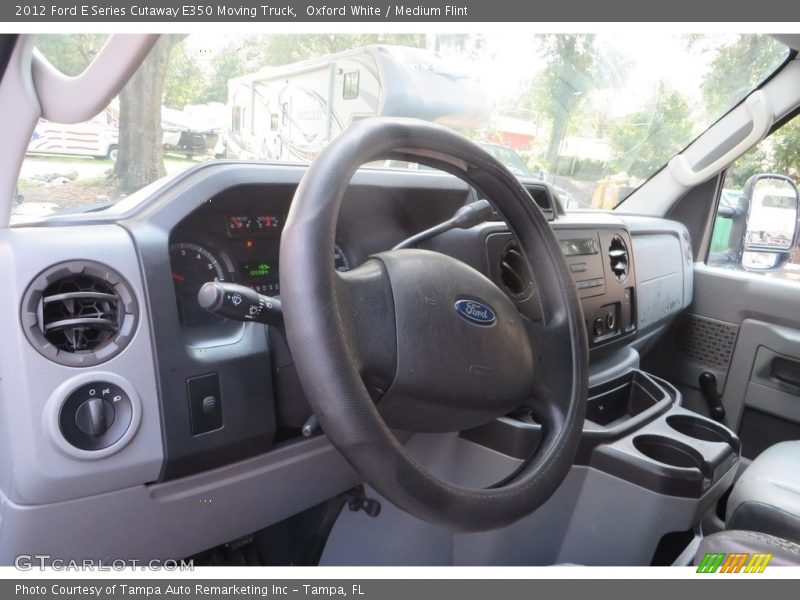 Oxford White / Medium Flint 2012 Ford E Series Cutaway E350 Moving Truck