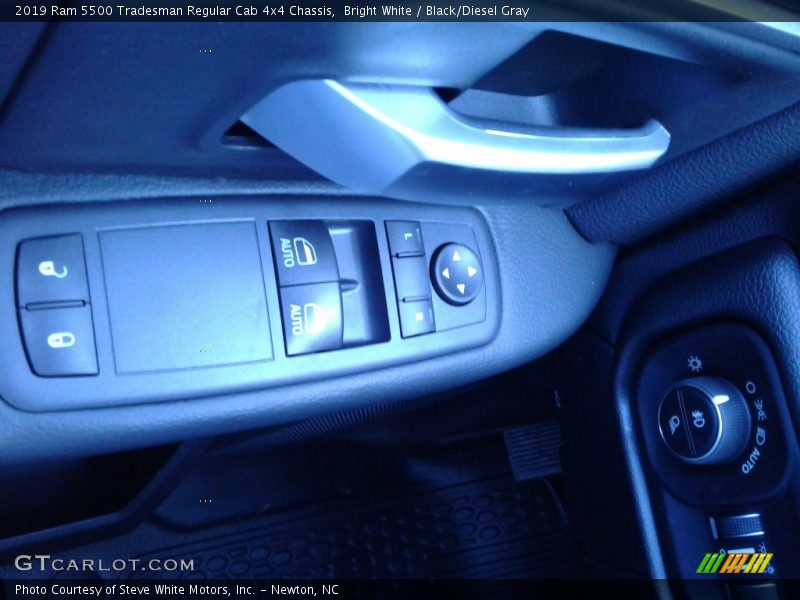 Bright White / Black/Diesel Gray 2019 Ram 5500 Tradesman Regular Cab 4x4 Chassis