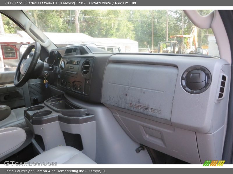 Oxford White / Medium Flint 2012 Ford E Series Cutaway E350 Moving Truck