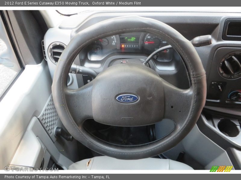 Oxford White / Medium Flint 2012 Ford E Series Cutaway E350 Moving Truck